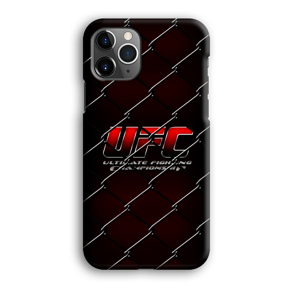 UFC Logo Ring iPhone 12 Pro Max Case-Phone Case-3D Case-Altracase