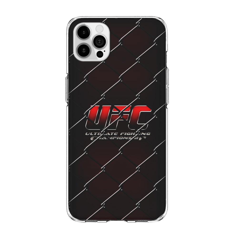 UFC Logo Ring iPhone 15 Pro Case-Phone Case-Clear Soft Case-Altracase