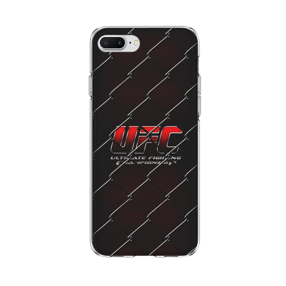UFC Logo Ring iPhone 8 Plus Case-Phone Case-Clear Soft Case-Altracase