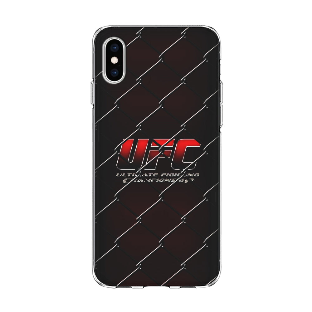UFC Logo Ring iPhone Xs Case-Phone Case-Clear Soft Case-Altracase