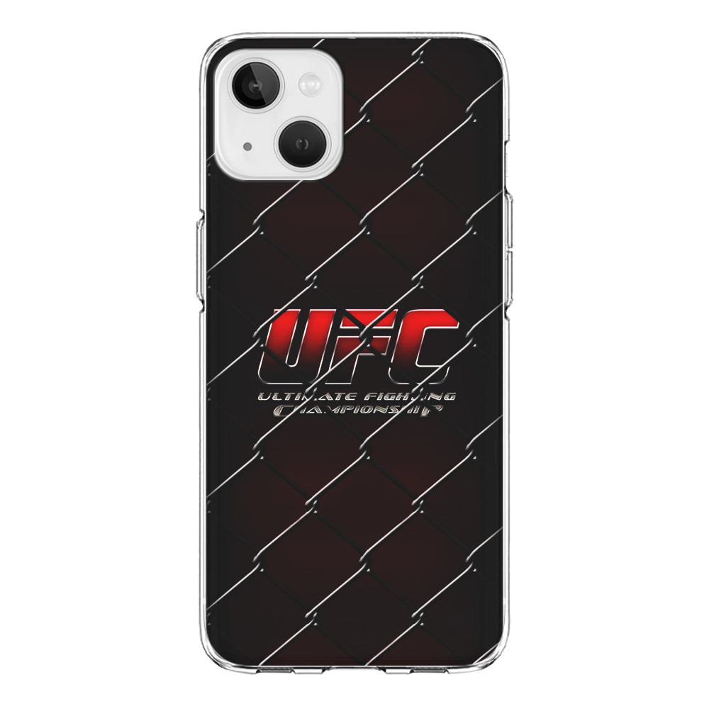 UFC Logo Ring iPhone 13 Mini Case-Phone Case-Clear Soft Case-Altracase