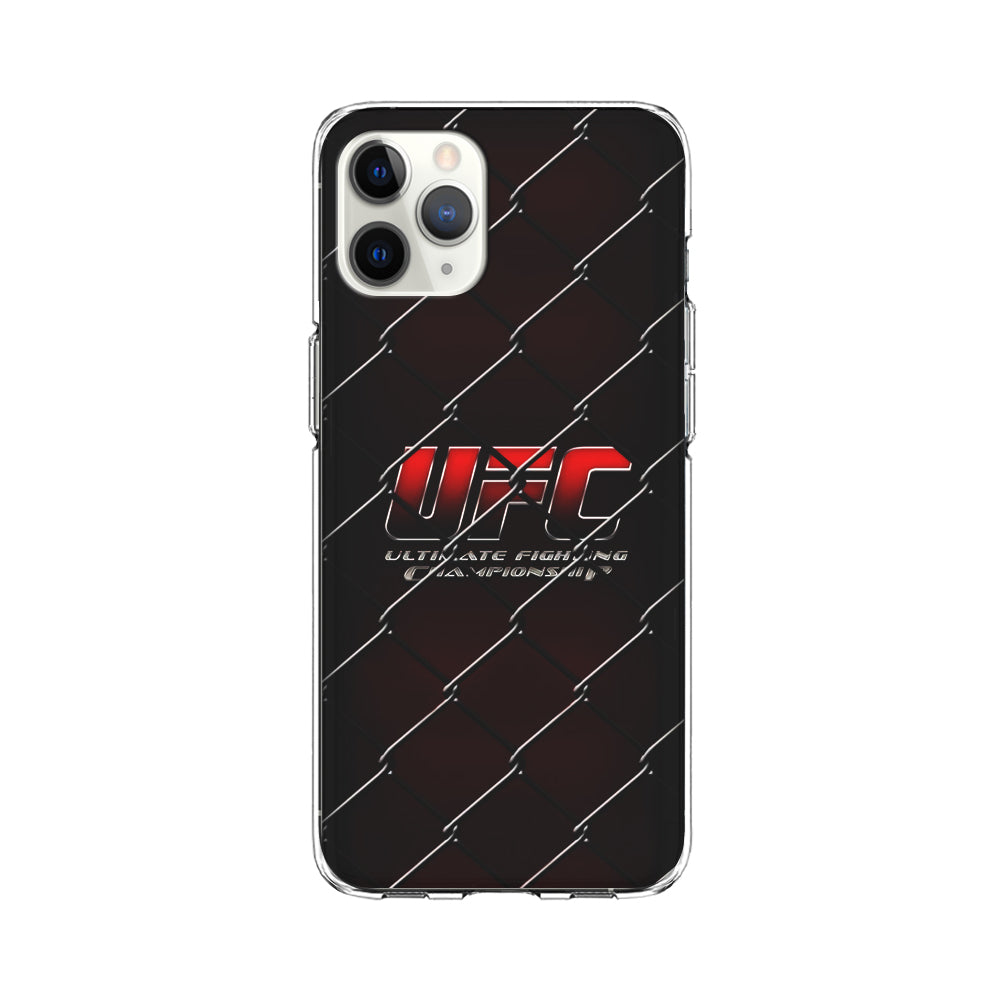 UFC Logo Ring iPhone 11 Pro Case-Phone Case-Clear Soft Case-Altracase