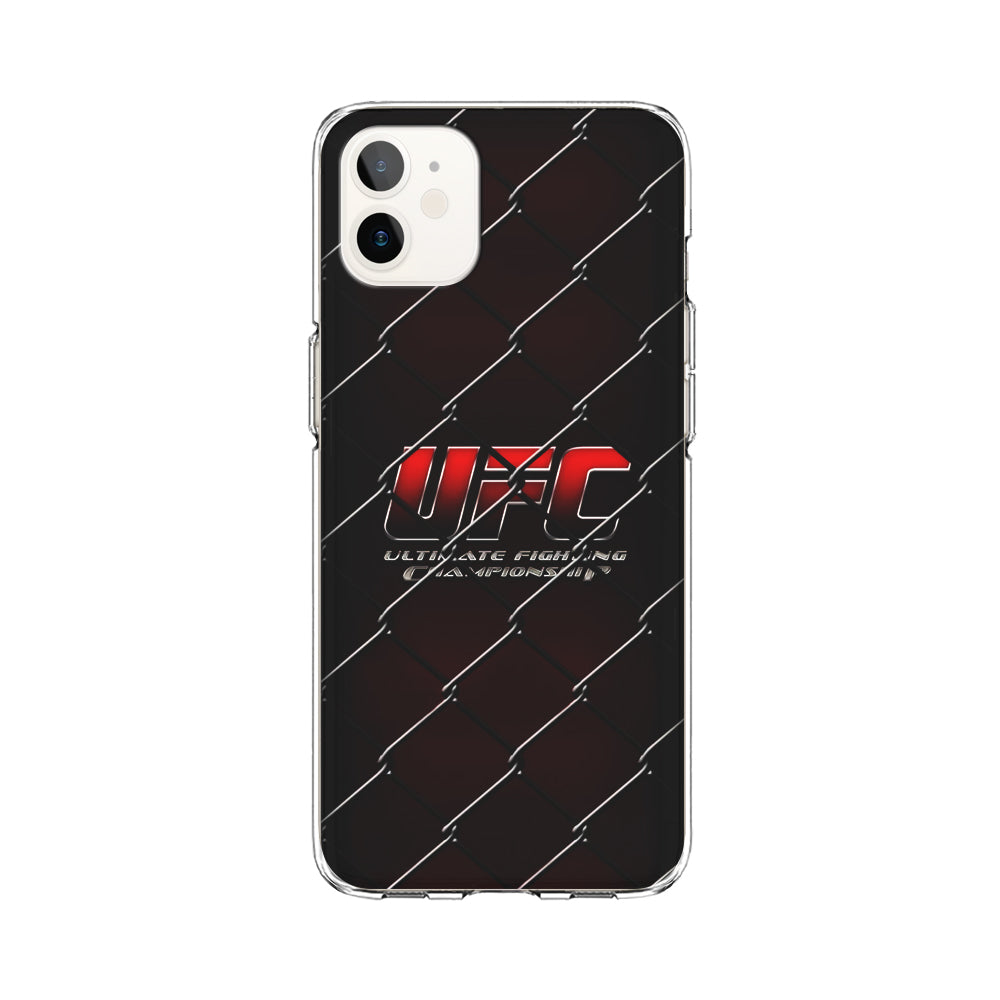 UFC Logo Ring iPhone 12 Case-Phone Case-Clear Soft Case-Altracase