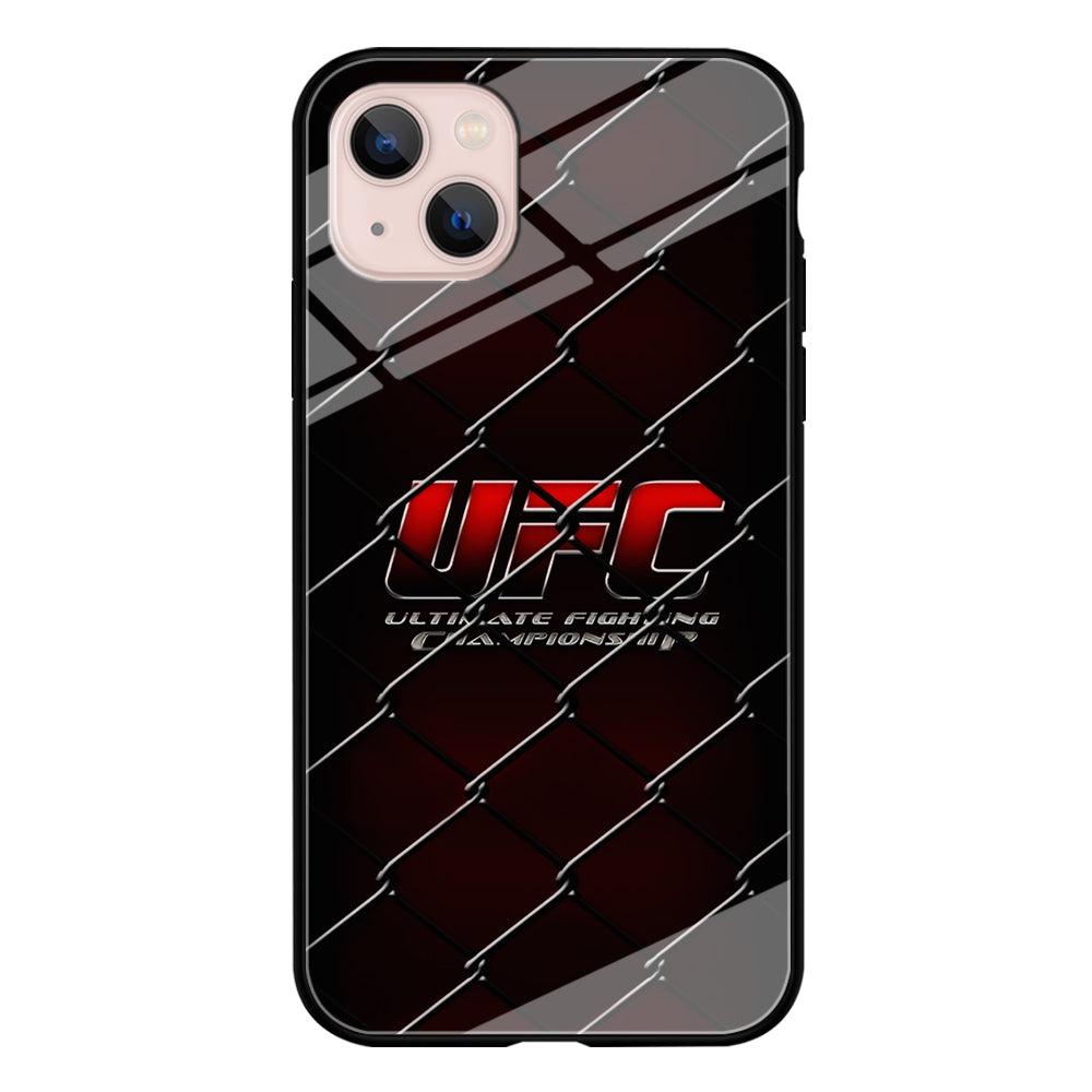 UFC Logo Ring iPhone 13 Mini Case-Phone Case-Tempered Glass Case-Altracase