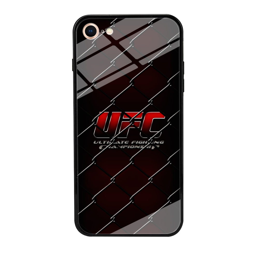 UFC Logo Ring iPhone SE 3 2022 Case-Phone Case-Tempered Glass Case-Altracase