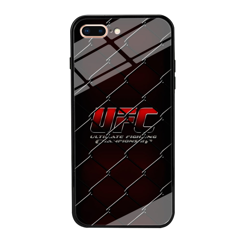 UFC Logo Ring iPhone 8 Plus Case-Phone Case-Tempered Glass Case-Altracase