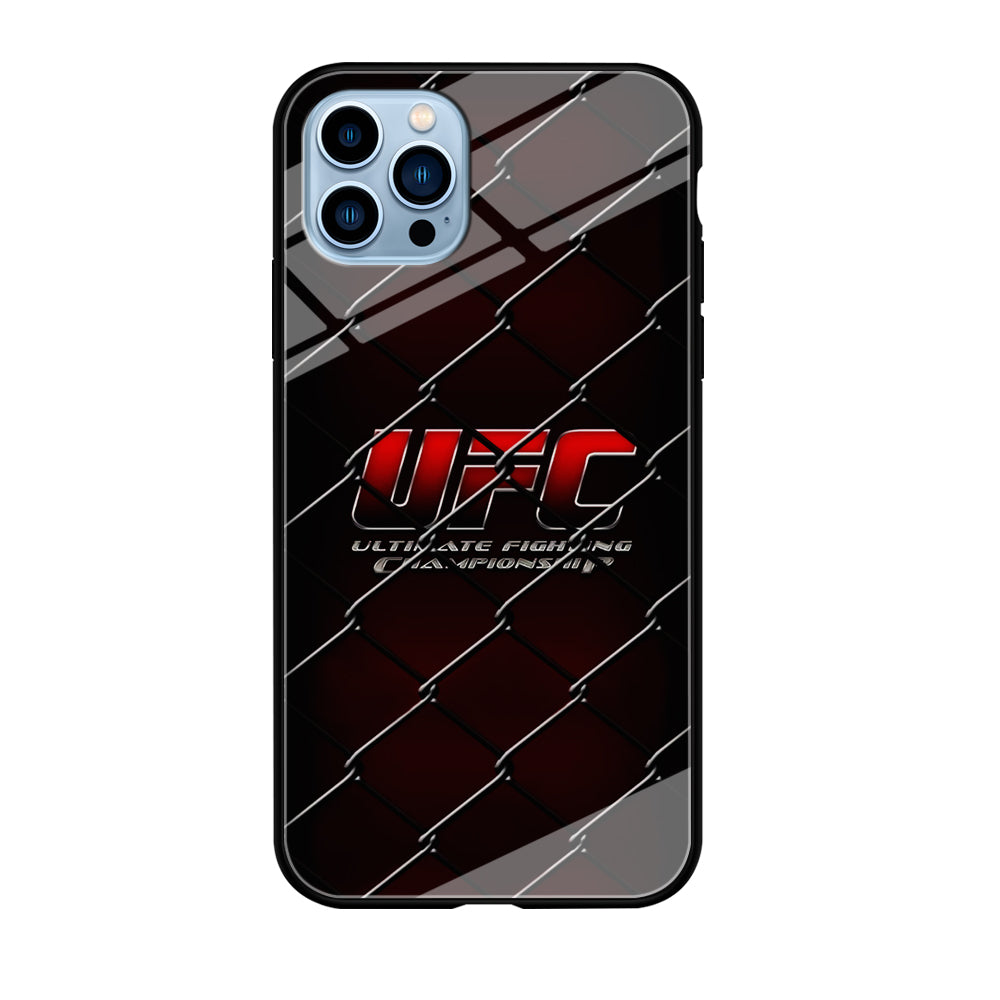 UFC Logo Ring iPhone 12 Pro Max Case-Phone Case-Tempered Glass Case-Altracase