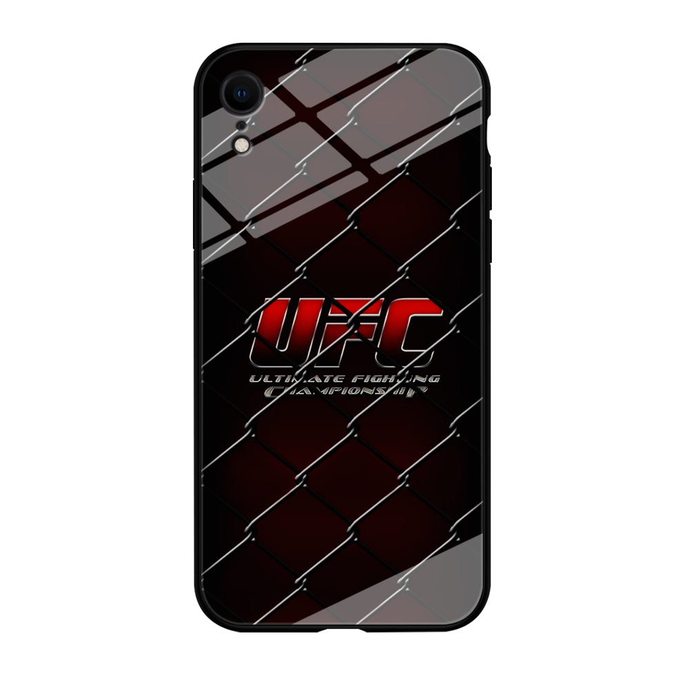 UFC Logo Ring iPhone XR Case-Phone Case-Tempered Glass Case-Altracase