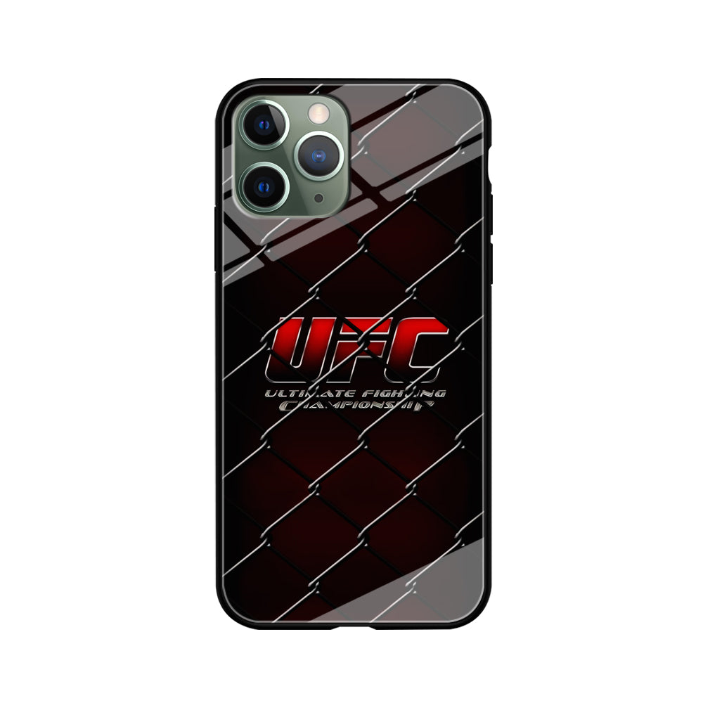 UFC Logo Ring iPhone 11 Pro Max Case-Phone Case-Tempered Glass Case-Altracase