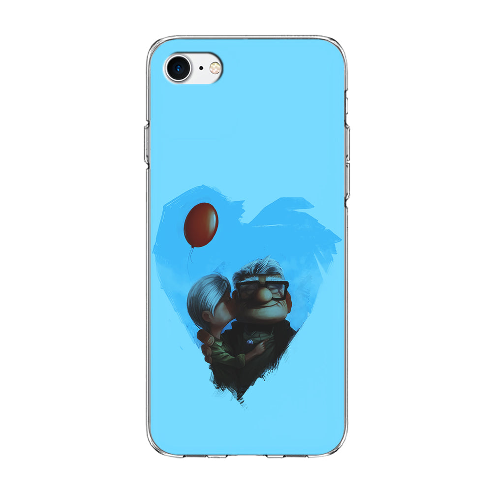 UP Ellie Kissing Carl iPhone SE 2020 Case-Phone Case-Clear Soft Case-Altracase