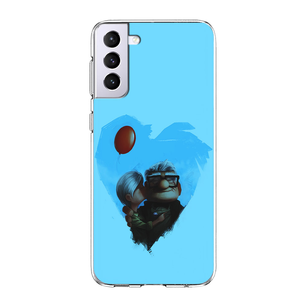 UP Ellie Kissing Carl Samsung Galaxy S24 Case-Phone Case-Clear Soft Case-Altracase