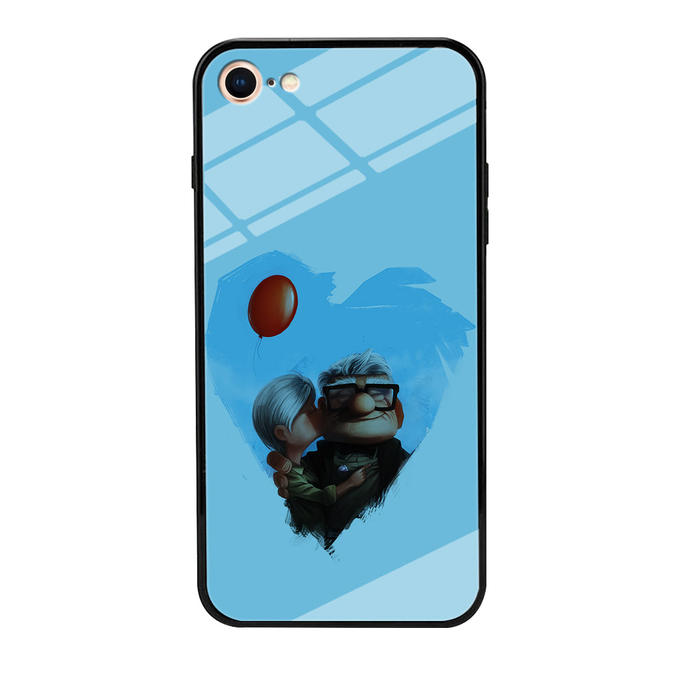 UP Ellie Kissing Carl iPhone SE 2020 Case-Phone Case-Tempered Glass Case-Altracase