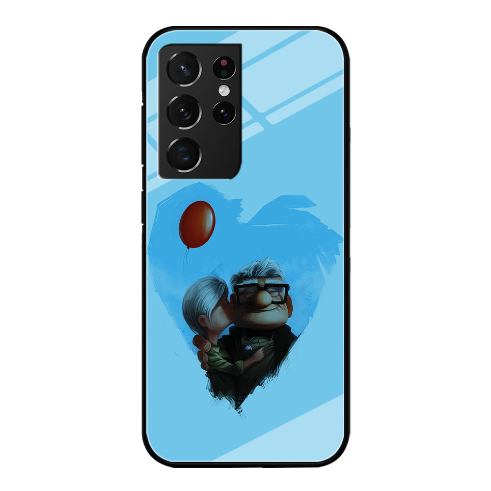 UP Ellie Kissing Carl Samsung Galaxy S21 Ultra Case-Phone Case-Tempered Glass Case-Altracase