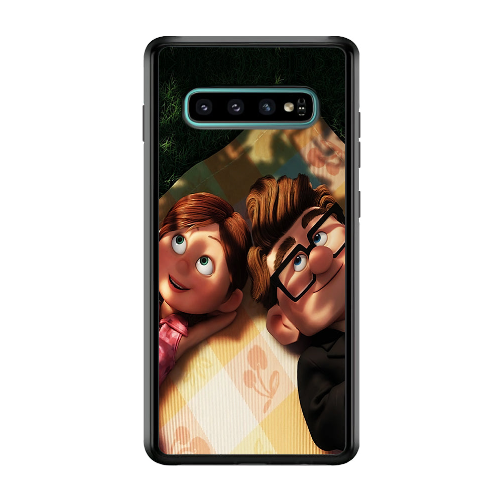 UP Ellie and Carl Samsung Galaxy S10 Case-Phone Case-Rubber Black (2D Case)-Altracase