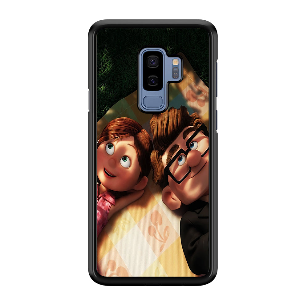 UP Ellie and Carl Samsung Galaxy S9 Plus Case-Phone Case-Rubber Black (2D Case)-Altracase