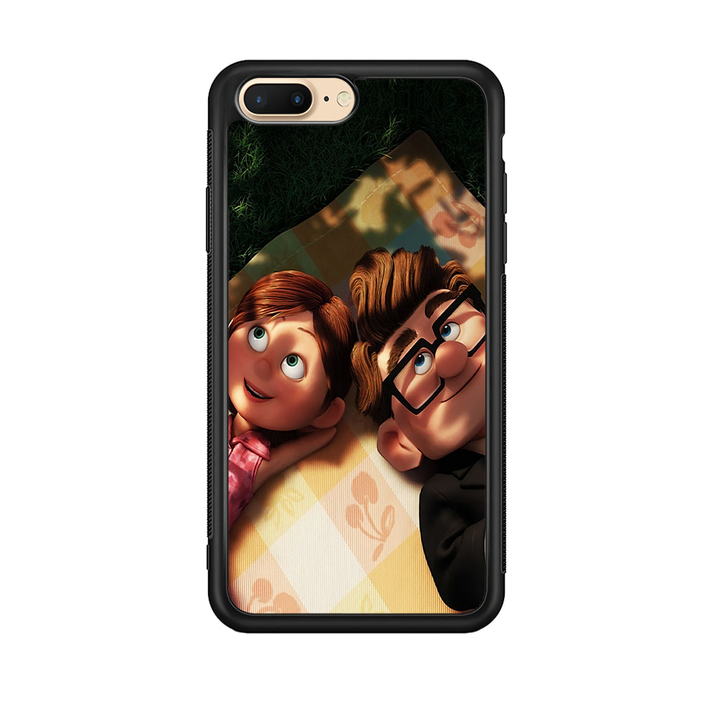UP Ellie and Carl iPhone 8 Plus Case-Phone Case-Rubber Black (2D Case)-Altracase