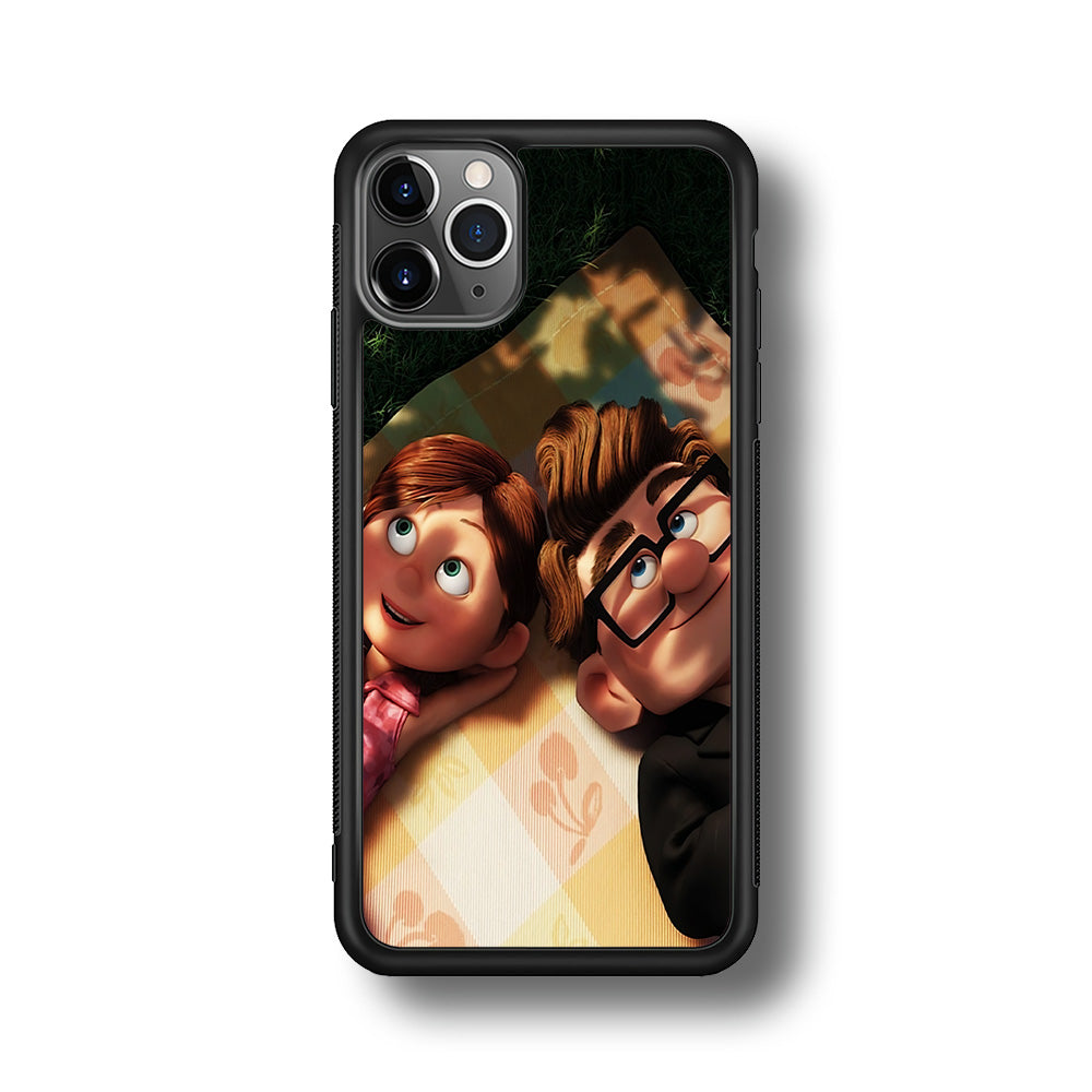 UP Ellie and Carl iPhone 11 Pro Max Case-Phone Case-Rubber Black (2D Case)-Altracase