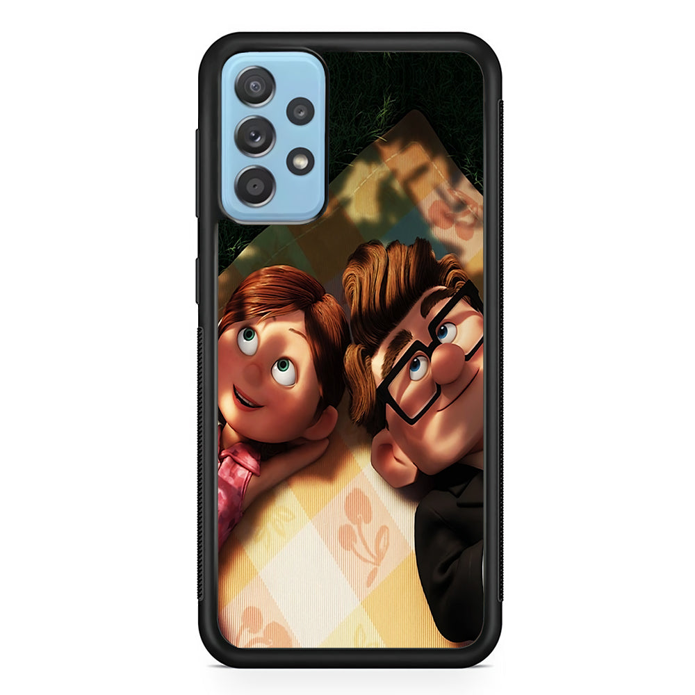 UP Ellie and Carl Samsung Galaxy A52 Case-Phone Case-Rubber Black (2D Case)-Altracase