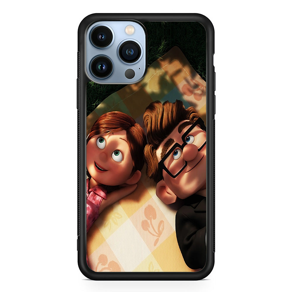 UP Ellie and Carl iPhone 15 Pro Case-Phone Case-Rubber Black (2D Case)-Altracase