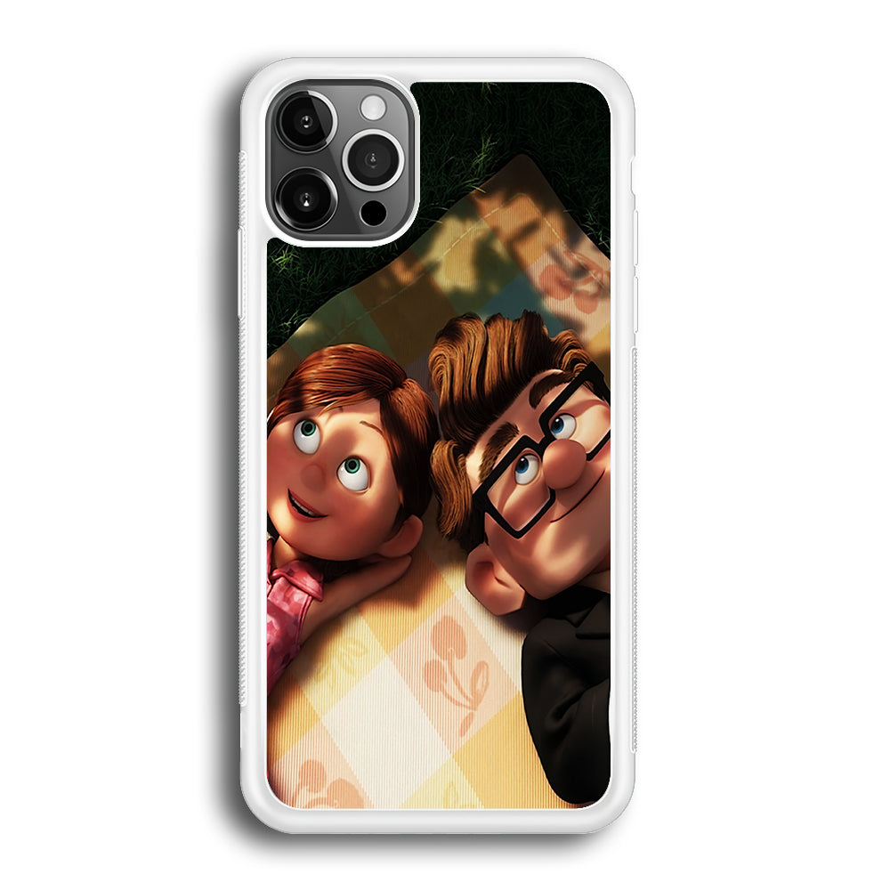 UP Ellie and Carl iPhone 12 Pro Max Case-Phone Case-Rubber White (2D Case)-Altracase