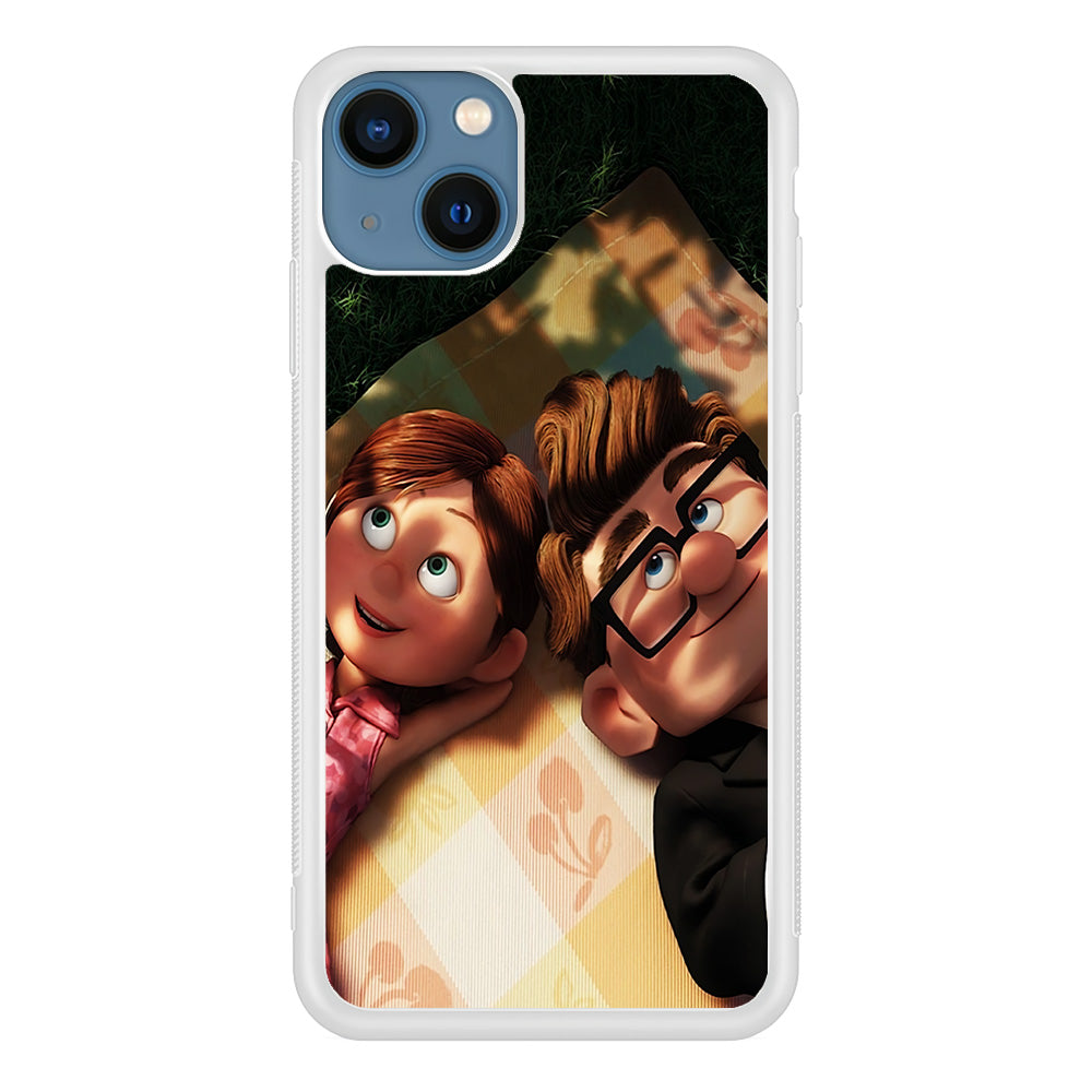 UP Ellie and Carl iPhone 13 Mini Case-Phone Case-Rubber White (2D Case)-Altracase