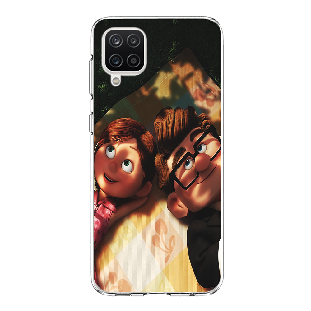 UP Ellie and Carl Samsung Galaxy A12 Case-Phone Case-Clear Soft Case-Altracase