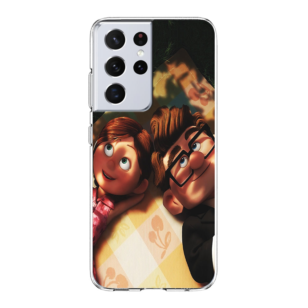 UP Ellie and Carl Samsung Galaxy S24 Ultra Case-Phone Case-Clear Soft Case-Altracase