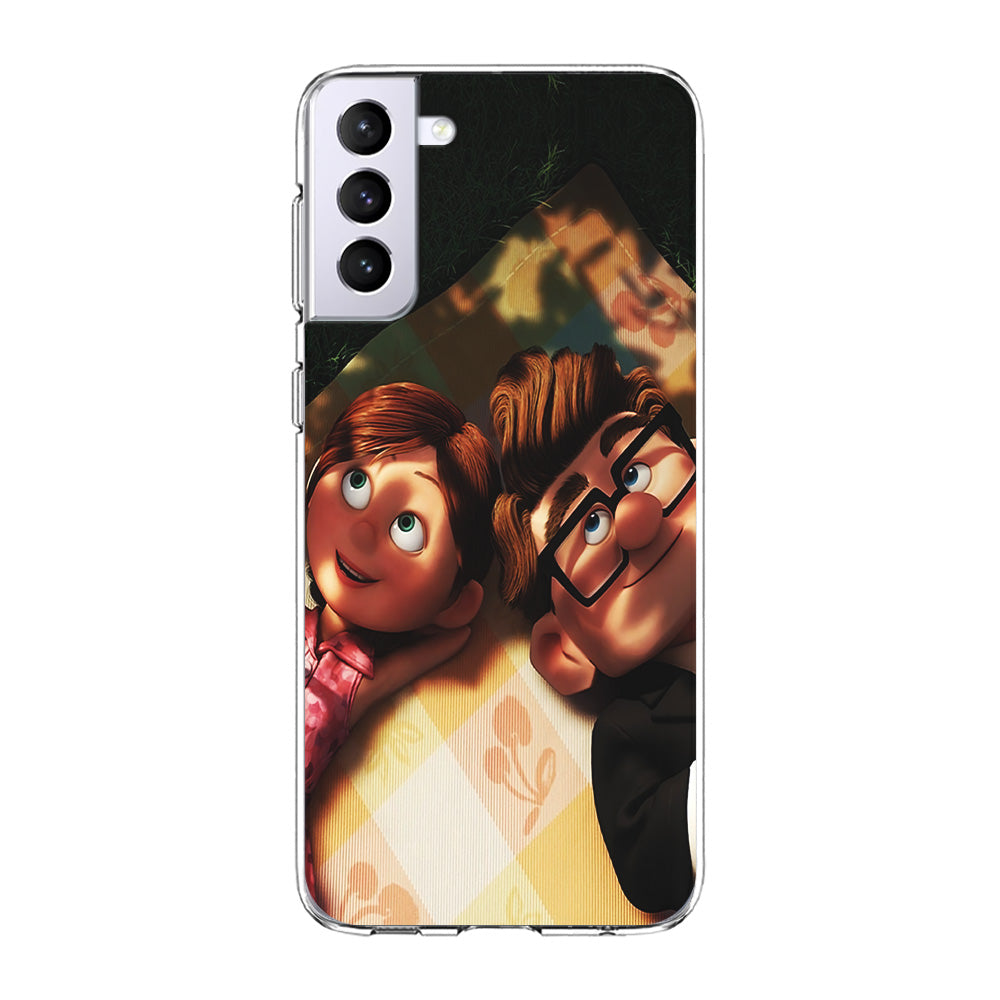 UP Ellie and Carl Samsung Galaxy S24 Case-Phone Case-Clear Soft Case-Altracase