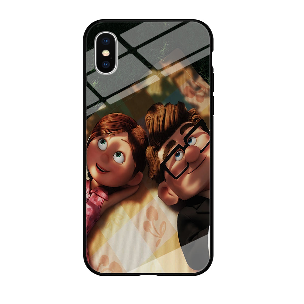 UP Ellie and Carl iPhone Xs Case-Phone Case-Tempered Glass Case-Altracase