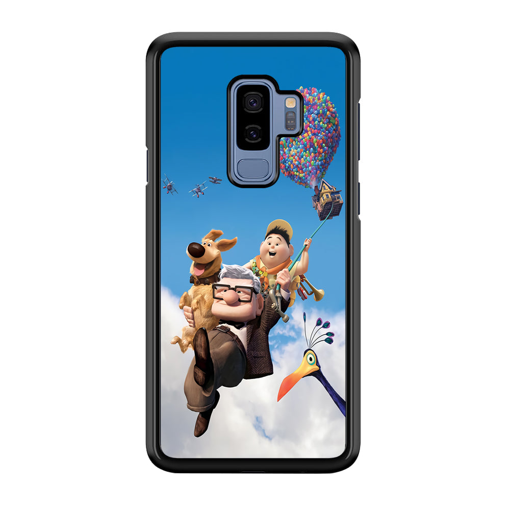 UP Fly in The Sky Samsung Galaxy S9 Plus Case-Phone Case-Rubber Black (2D Case)-Altracase