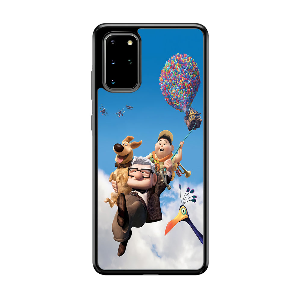UP Fly in The Sky Samsung Galaxy S20 Plus Case-Phone Case-Rubber Black (2D Case)-Altracase