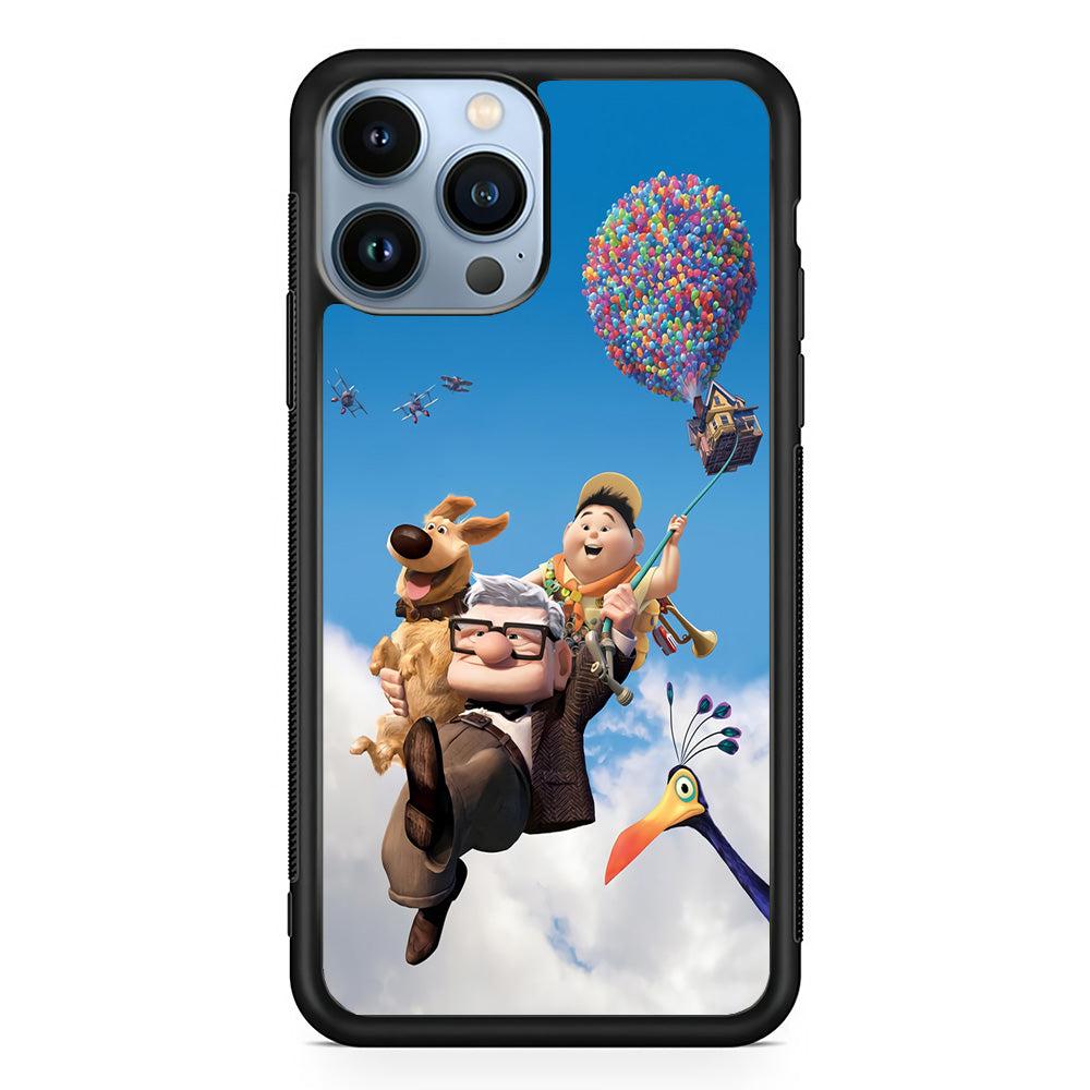UP Fly in The Sky iPhone 15 Pro Case-Phone Case-Rubber Black (2D Case)-Altracase