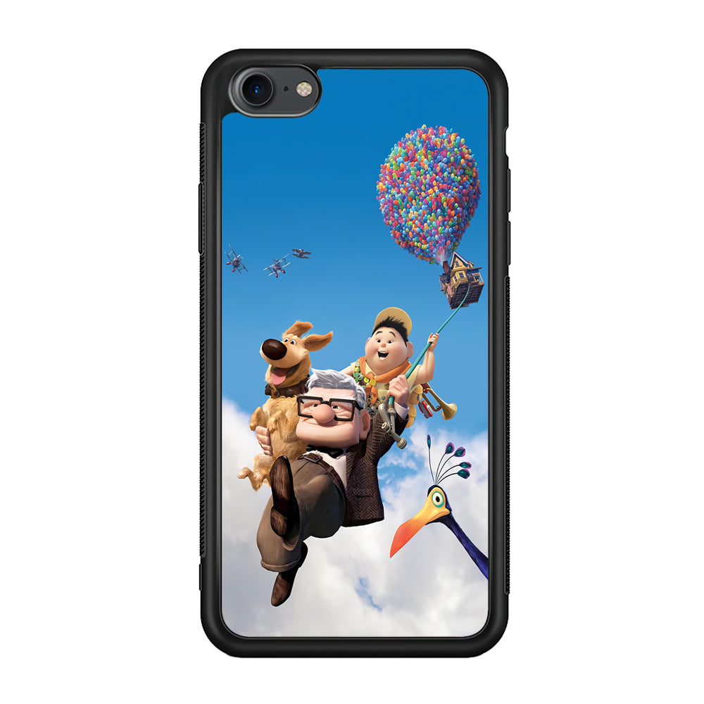 UP Fly in The Sky iPhone SE 2020 Case-Phone Case-Rubber Black (2D Case)-Altracase