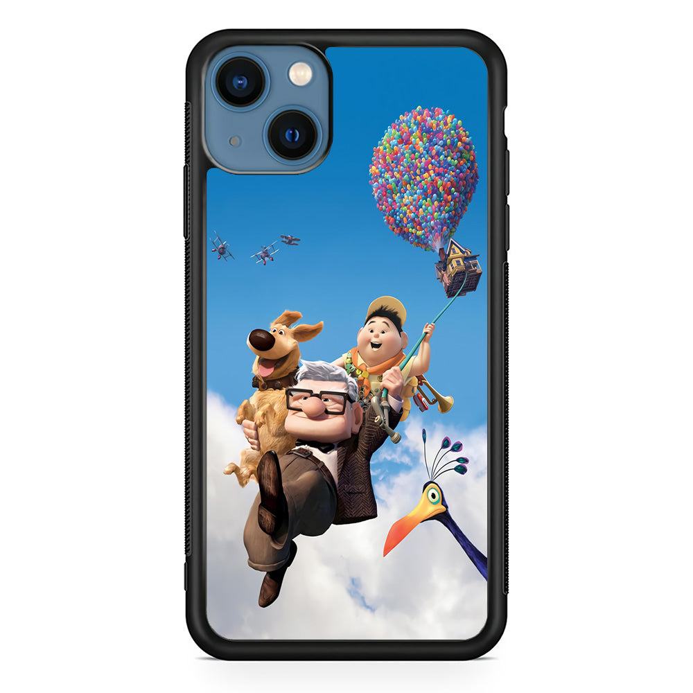 UP Fly in The Sky iPhone 15 Plus Case-Phone Case-Rubber Black (2D Case)-Altracase