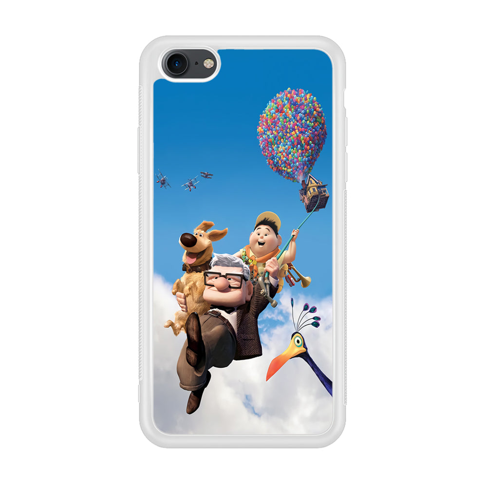 UP Fly in The Sky iPhone SE 2020 Case-Phone Case-Rubber White (2D Case)-Altracase