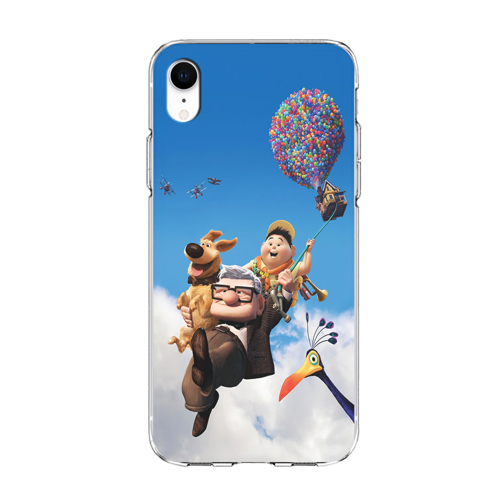UP Fly in The Sky iPhone XR Case-Phone Case-Clear Soft Case-Altracase