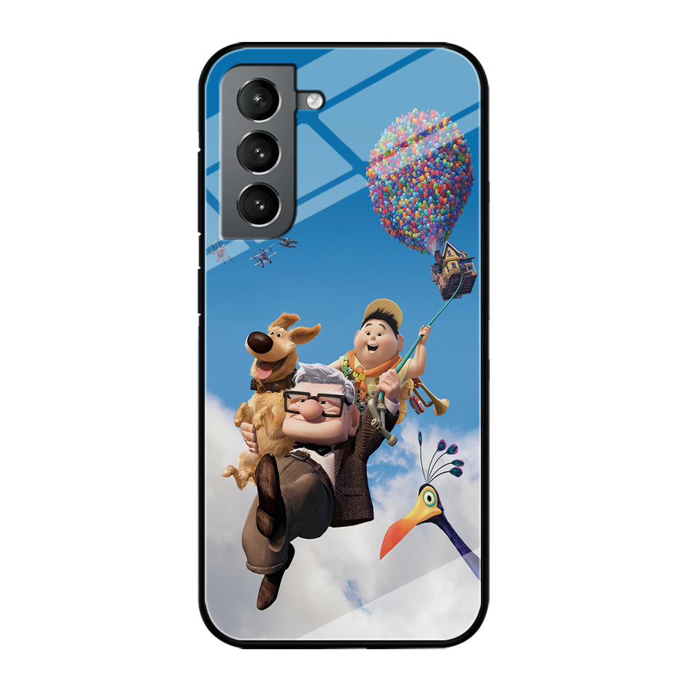 UP Fly in The Sky Samsung Galaxy S21 Plus Case-Phone Case-Tempered Glass Case-Altracase