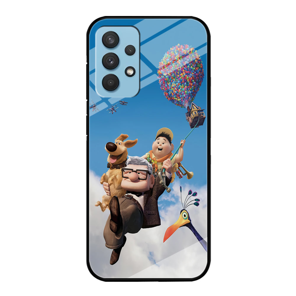 UP Fly in The Sky Samsung Galaxy A32 Case-Phone Case-Tempered Glass Case-Altracase