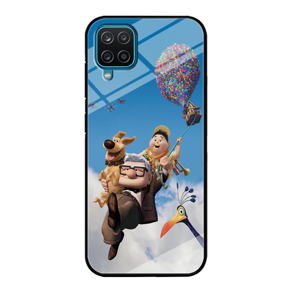 UP Fly in The Sky Samsung Galaxy A12 Case-Phone Case-Tempered Glass Case-Altracase