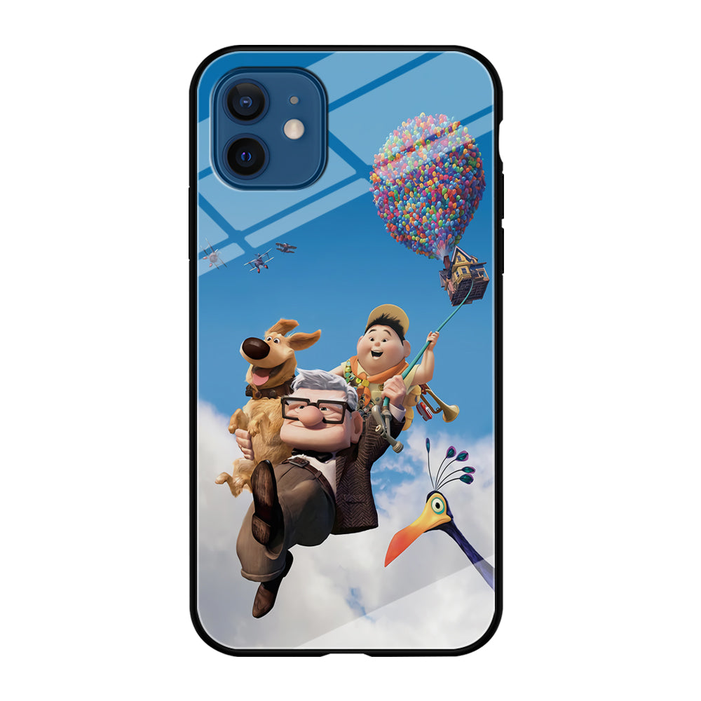UP Fly in The Sky iPhone 12 Case-Phone Case-Tempered Glass Case-Altracase