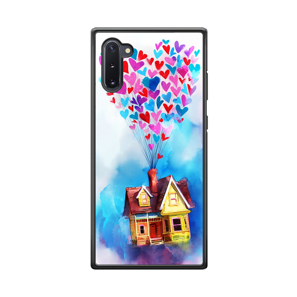 UP Flying House Painting Samsung Galaxy Note 10 Case-Phone Case-Tempered Glass Case-Altracase