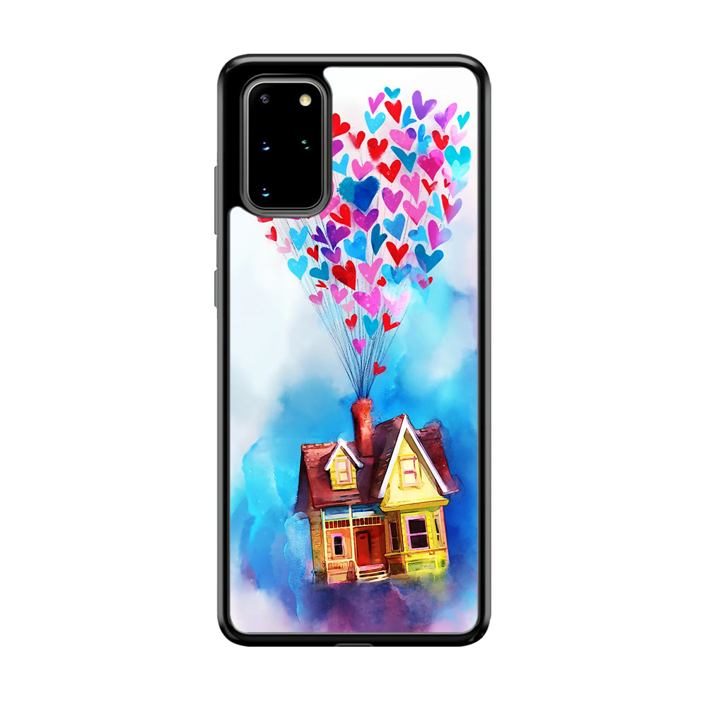 UP Flying House Painting Samsung Galaxy S20 Plus Case-Phone Case-Tempered Glass Case-Altracase