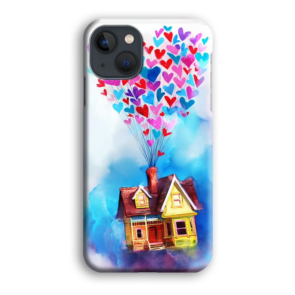 UP Flying House Painting iPhone 15 Plus Case-Phone Case-3D Case-Altracase
