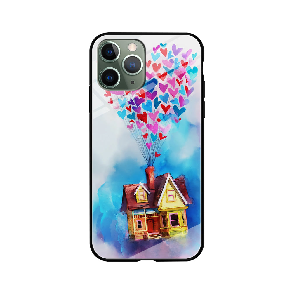 UP Flying House Painting iPhone 11 Pro Max Case-Phone Case-Tempered Glass Case-Altracase