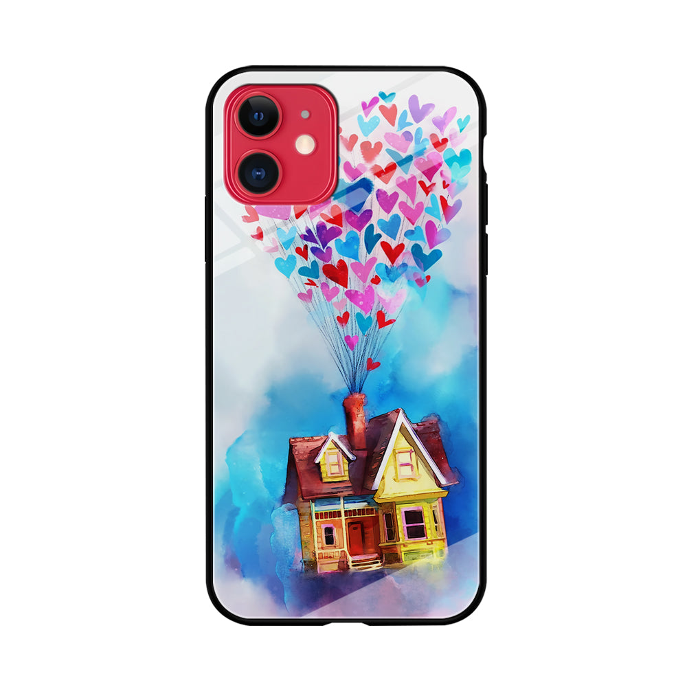 UP Flying House Painting iPhone 11 Case-Phone Case-Tempered Glass Case-Altracase