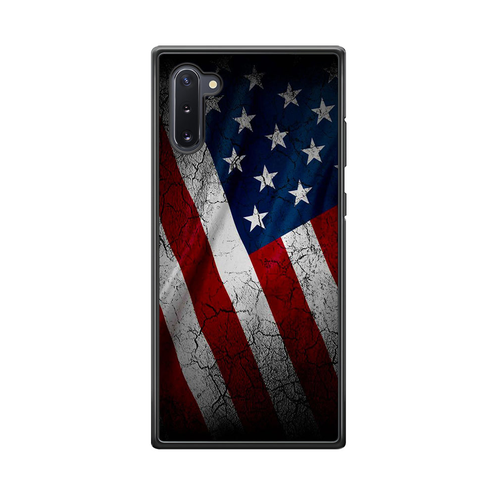 USA Flag 001 Samsung Galaxy Note 10 Case-Phone Case-Tempered Glass Case-Altracase