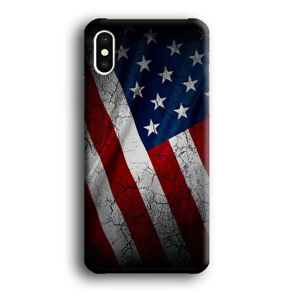 USA Flag 001 iPhone Xs Case-Phone Case-3D Case-Altracase