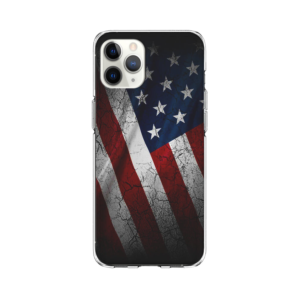 USA Flag 001 iPhone 11 Pro Max Case-Phone Case-Clear Soft Case-Altracase
