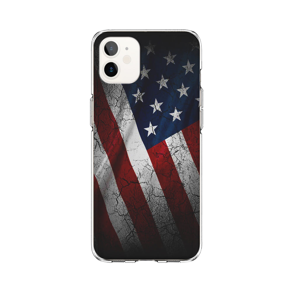 USA Flag 001 iPhone 12 Mini Case-Phone Case-Clear Soft Case-Altracase