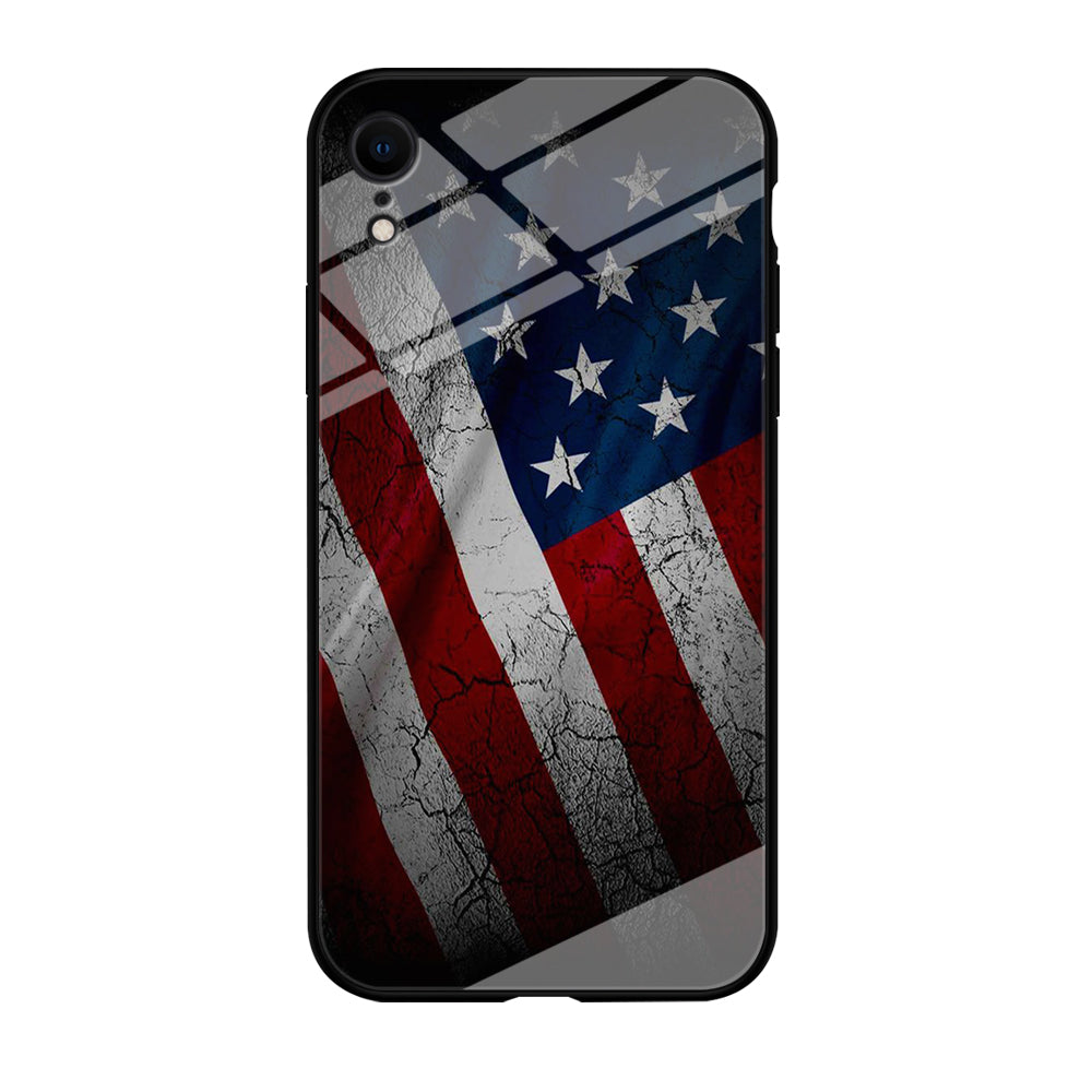 USA Flag 001 iPhone XR Case-Phone Case-Tempered Glass Case-Altracase